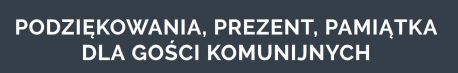 podziękowanie dla gości komunia magnes